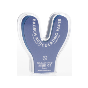 Artikulacioni Bk03 Artikulacijski papir BK 03 200Mic.,Plavi-Potkova