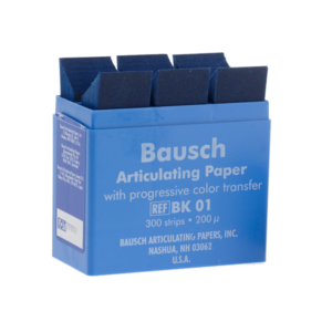 BK 01 Artikulacijski papir Bausch BK01, 200 μm 300 - Ravnih crta, Plavi