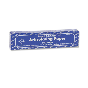 artikulaciski papir bk 09 Artikulacijski papir Bausch BK09, 40 μm 200 - Ravnih crta, Plave