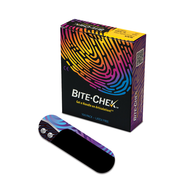 bite chek1 Bite CheK artikulacijski film 19 µm sa praktičnim držačem