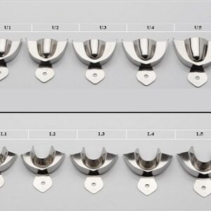 pune bez ruba set Inox otisna žlica Periodent puna bez ruba