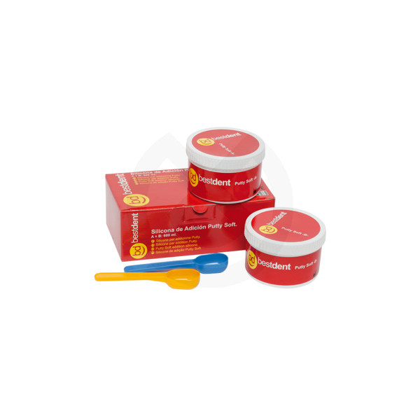 putty soft extra fast Putty Bestdent baza + katalizator 2x300ml