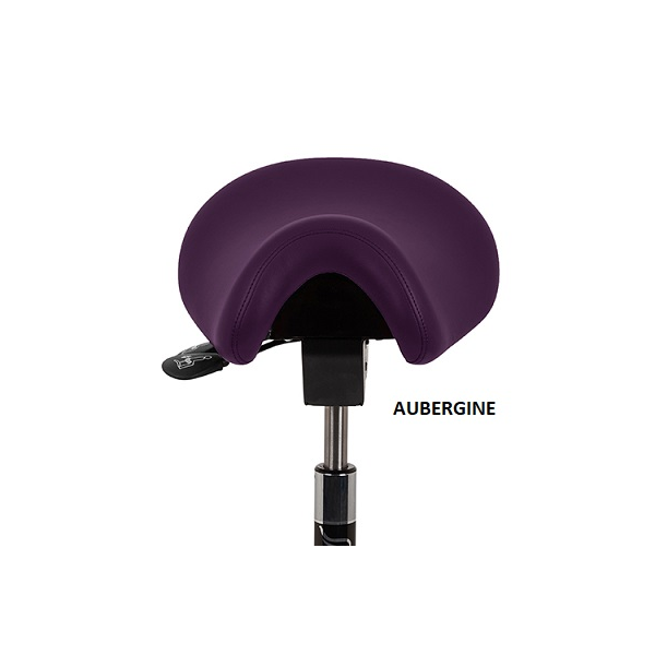 aubergine Ergonomska stolica na sedlo Bambach bez naslona - vinilna navlaka Aubergine